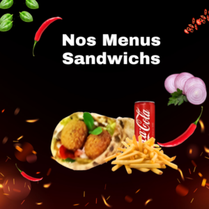 Nos Menus Sandwichs